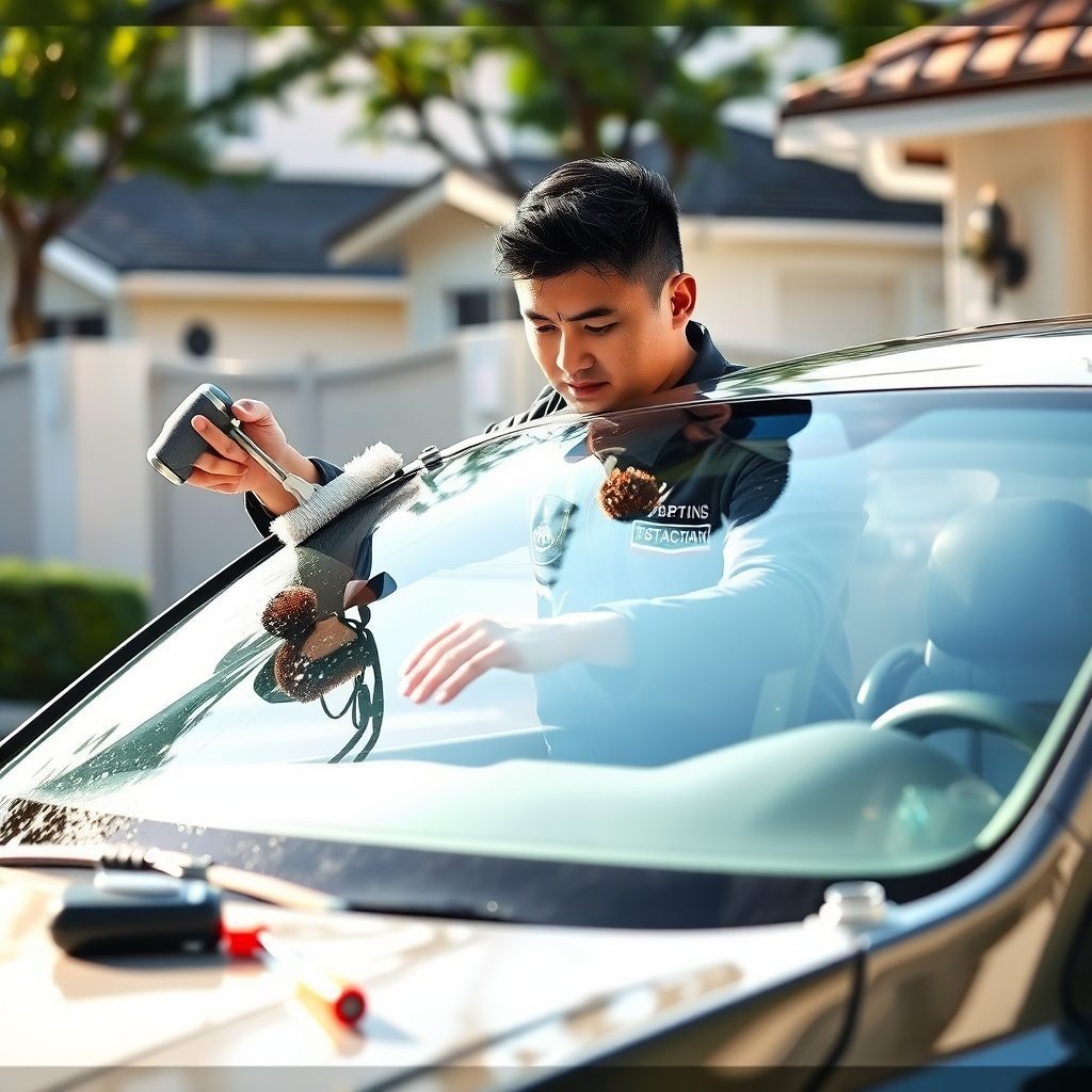 車の窓を清掃する重要性